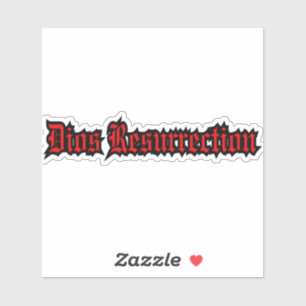 Dios Resurrection Logo Sticker