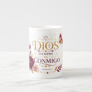 Dios Siempre Va Conmigo Mug   Psalm 23 Mug