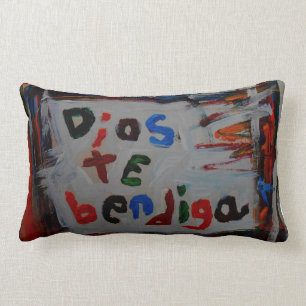 dios te bendiga abstract pillows