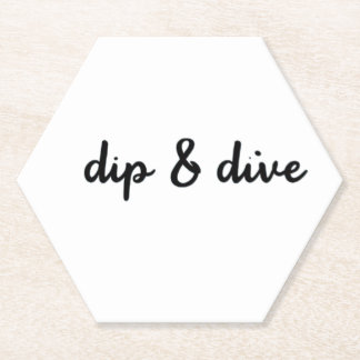 Dip & Dive Paper Coaster