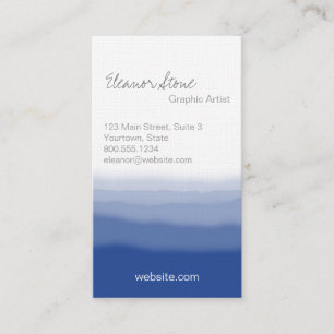 Dip Dye Effect Business Card
