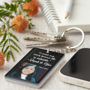 Dipali Ojha (double-sided) keychain by RoseWrites