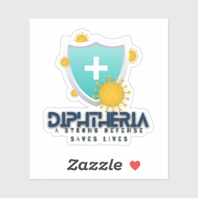 Diphtheria Study Aid  – Strong Defence Saves life (Sheet)