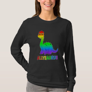 Diplodocus Dinosaur Is An Lgbtq Allysaurus Gay P T-Shirt