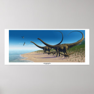 Diplodocus Herd Print