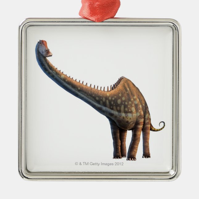 Diplodocus Metal Tree Decoration (Front)