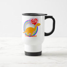 Diplodocus & Stegosaurus Dinosaurs Name Mug