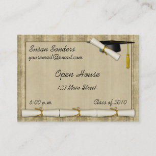 Diploma Border Hand-out Calling Card