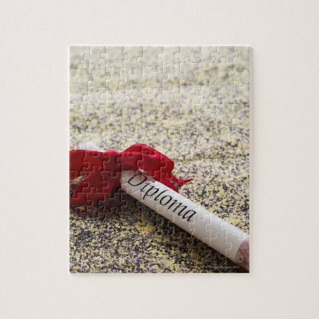 Diploma Jigsaw Puzzle (Vertical)
