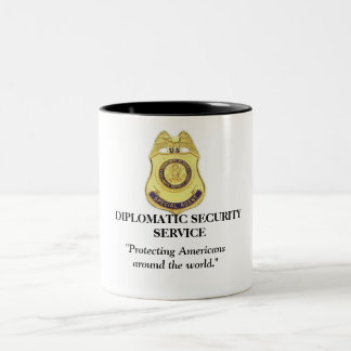 Diplomatic Security Service - Protecting Americans Two-Tone Coffee Mug