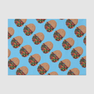 Dipped Chocolate Chip Cookie Pattern Tissue Paper