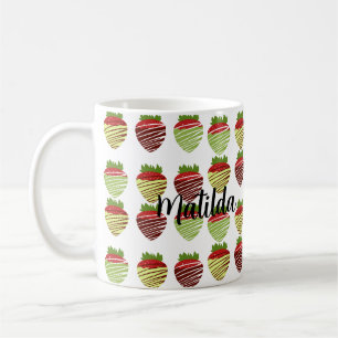 Dipped Chocolate Strawberry Sweets Shop Coffee Mug
