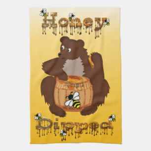 Dipped With Honey Tea Towel