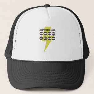 Dipthongs Learning English with phonics Trucker Hat