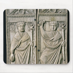 Diptych of Boethius  Consul in 487 AD Mouse Mat