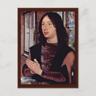Diptych Of Maarten Van Nieuwenhove Postcard