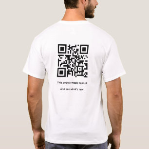 Direct Access QR Code for FZ AURA Online Stor T-Shirt