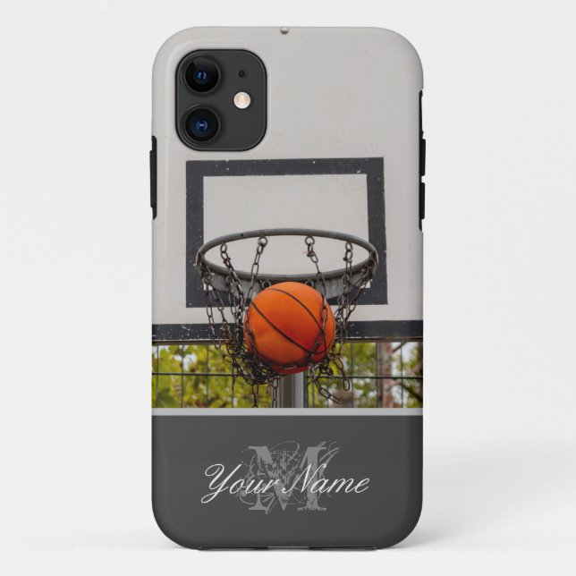Direct hit on the basketball court! Case-Mate iPhone case (Back)