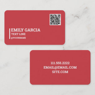 Direct Sales MLM QR Business Card