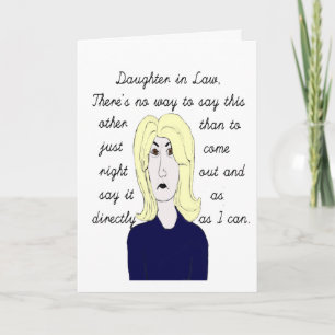 Direct to Daughter in Law Birthday Card.. Card
