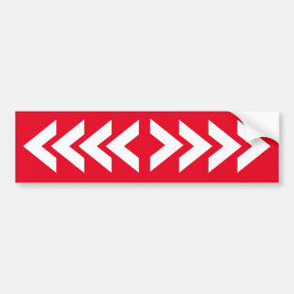 Directioinal Arrows sign/sticker Bumper Sticker