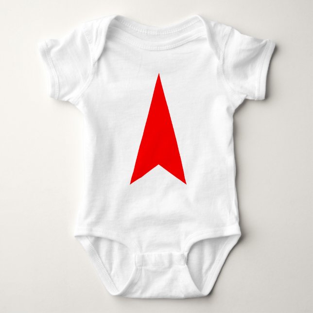 Direction Arrow Baby Bodysuit (Front)