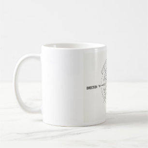 Direction Discovery Nautical Compass Rose  Coffee Mug
