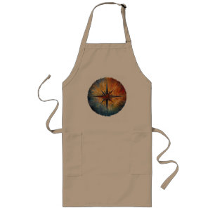 Direction in Chaos (Compass Rose) Long Apron