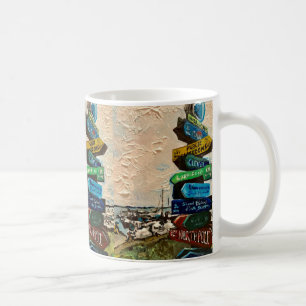 "Direction Marker on Kelley's Island" Mug