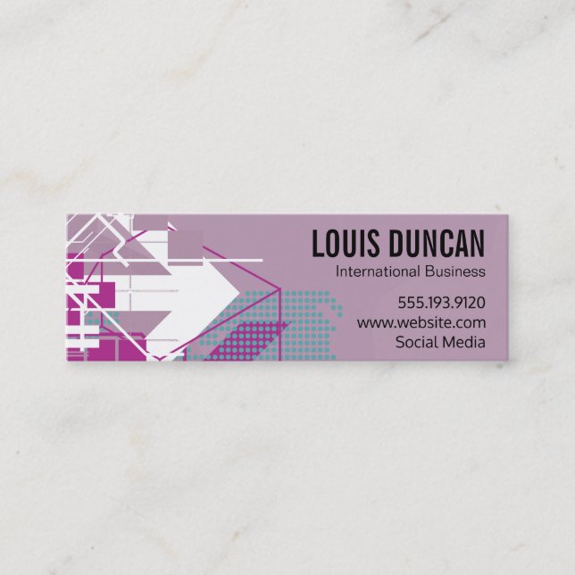 Direction Mini Business Card (Front)