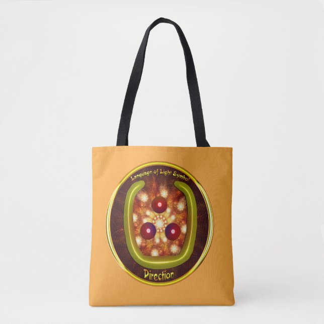 Direction Symbol Art Tote Bag (Front)