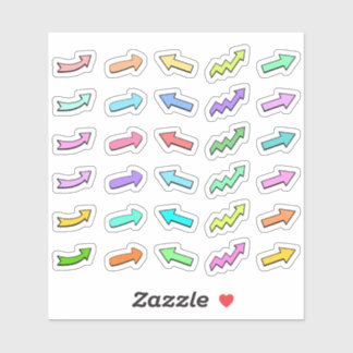 Directional Arrows Doodle Decorative Bujo Planner