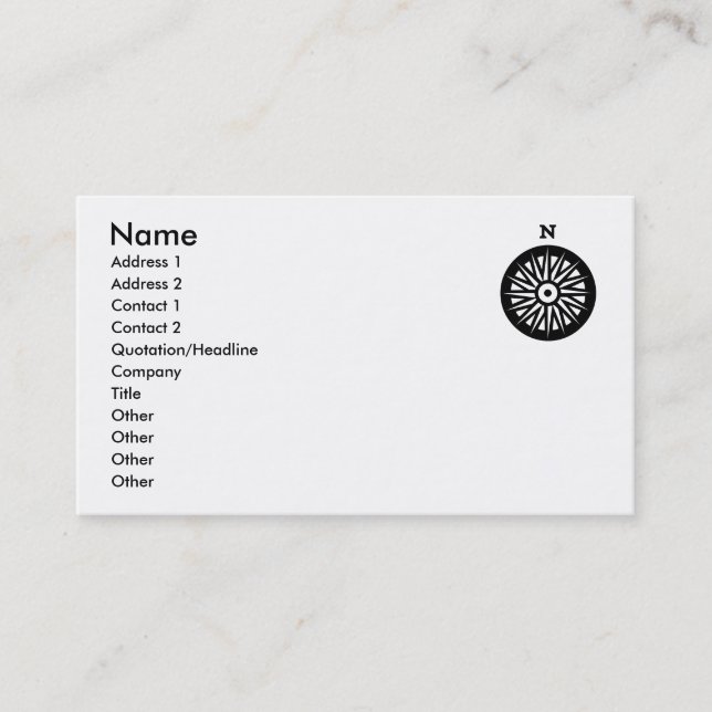 Directional Counseling Business Card (Front)