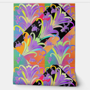 Directional Lilies  Wallpaper