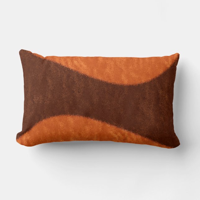 Directions Cotton Throw Lumbar Pillow (Front)