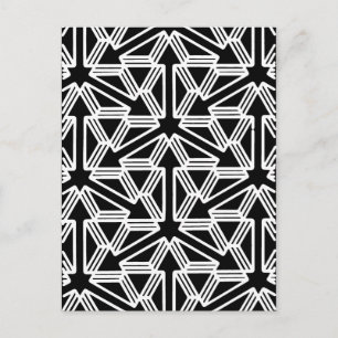 Directions - Geometric Art Postcard