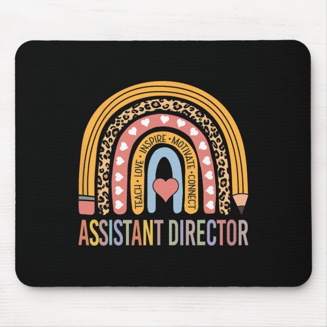 Director 100th Day Of School Assistant Manager  Mouse Mat (Front)