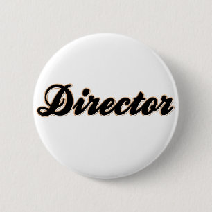 Director Baseball Style 6 Cm Round Badge