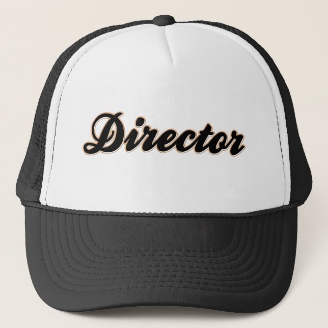 Director Baseball Style Trucker Hat (Front)