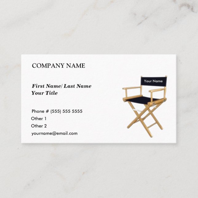 Director Business Card (Front)