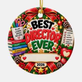 Director Ceramic Tree Decoration