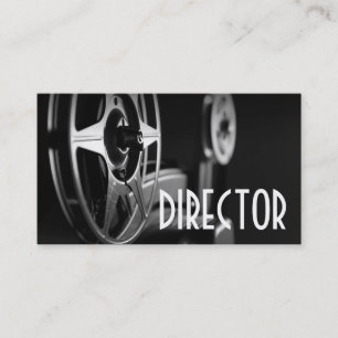 Director Clapperboard Film Movies Producer Act Business Card