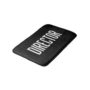 Director classic small bath mat (black)
