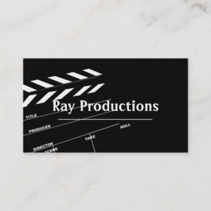 Director Film Movies Producer Production Business Business Card