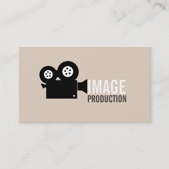 Director Film Movies Producer Production Business Card (Front)
