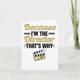 Director Filmmaker Feature Film Film Card