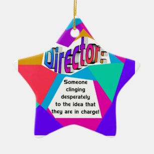 Director ... In Charge? Ceramic Tree Decoration