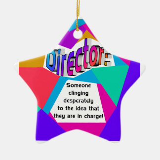 Director ... In Charge? Ceramic Tree Decoration