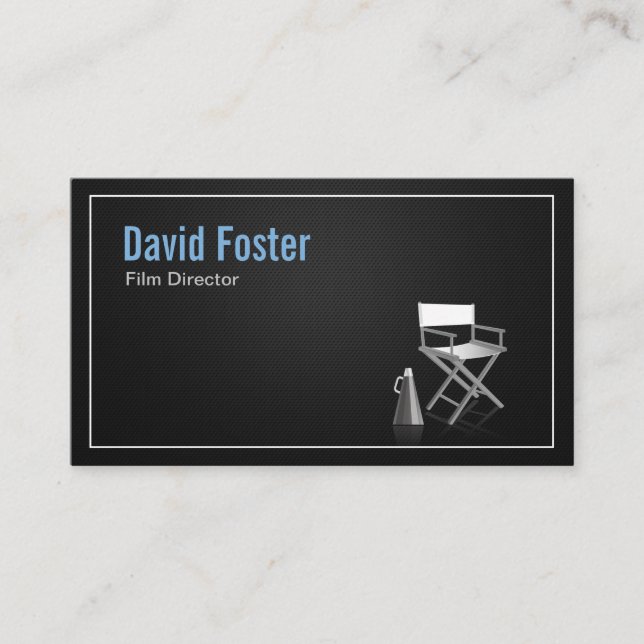 Director in film television theatrical production business card (Front)