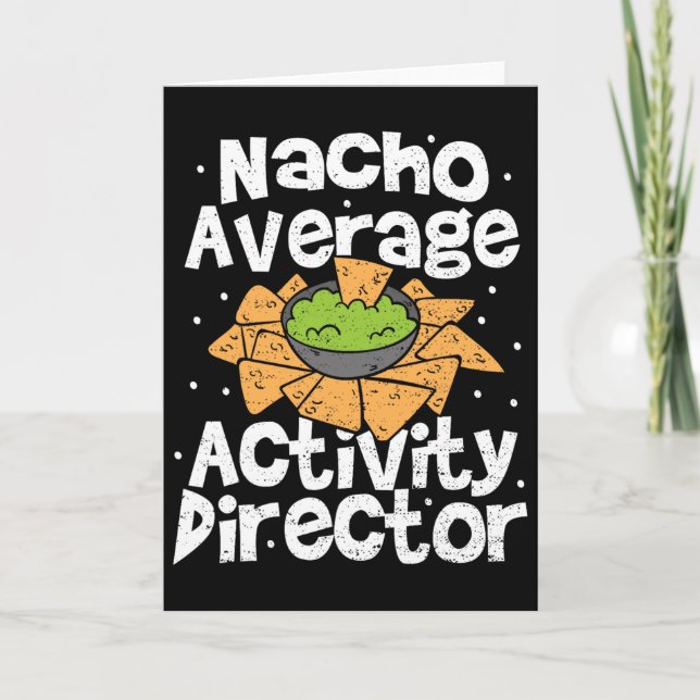 Director Nacho Average Activity Director - Cinco D Card (Front)